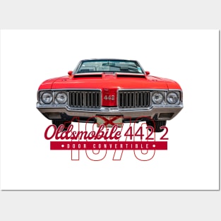 1970 Oldsmobile 442 2 Door Convertible Posters and Art